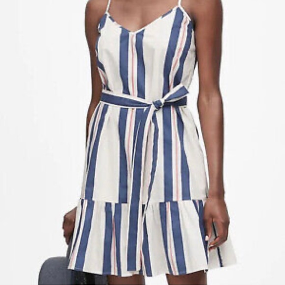 Banana Republic Dresses Banana Republic Women Stripe Poplin Mini